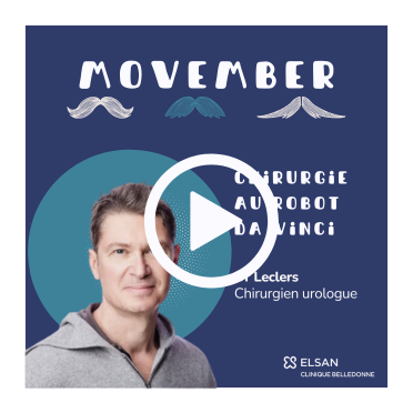 movember Dr. leclers chirurgie au robot da vinci