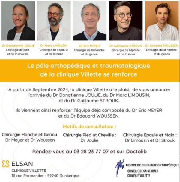 pole orthopedie villette